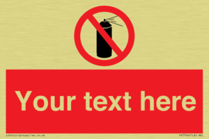 Custom prohibition no aerosol